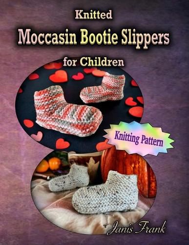 Cover image for Knitted Moccasin Bootie Slippers for Children