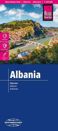 Cover image for Albania Map 1:220,000 scale