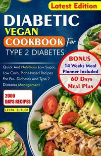 Cover image for Diabetic Vegan Cookbook for Type 2 Diabetes