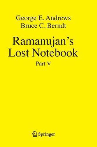 Cover image for Ramanujan's Lost Notebook: Part V