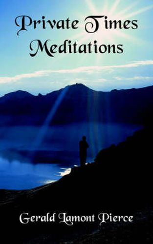 Cover image for Private Times Meditations