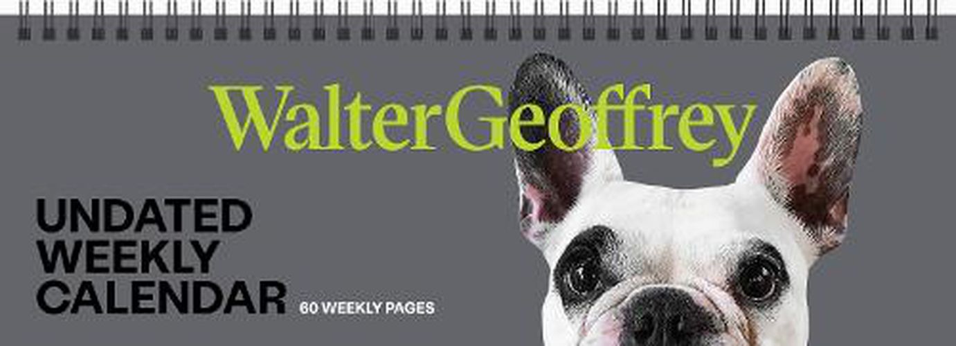 Cover image for Walter Geoffrey Perpetual Undated Weekly Desk Pad Calendar