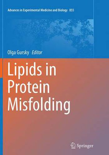 Cover image for Lipids in Protein Misfolding