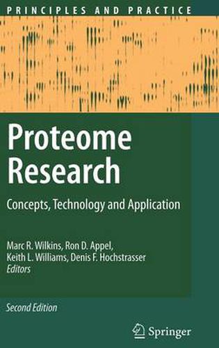 Cover image for Proteome Research: Concepts, Technology and Application