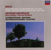 Cover image for Bach, J.S. - Violin Concertos; Double Concertos