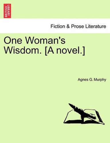 Cover image for One Woman's Wisdom. [a Novel.]