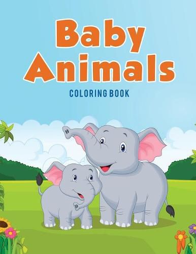 Cover image for Baby Animals: Coloring Book