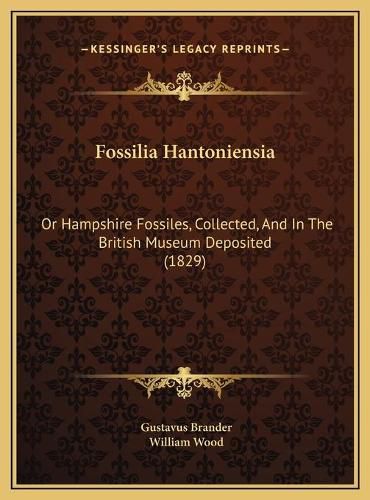 Cover image for Fossilia Hantoniensia: Or Hampshire Fossiles, Collected, and in the British Museum Deposited (1829)