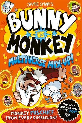 Cover image for Bunny vs Monkey: Multiverse Mix-up! (a Phoenix Comic Book, from the million-selling Jamie Smart, Illustrator of the Year)