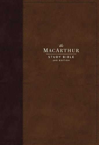 NKJV, MacArthur Study Bible, 2nd Edition, Leathersoft, Brown, Thumb Indexed, Comfort Print: Unleashing God's Truth One Verse at a Time