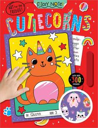 Cover image for Sticky Notes Cutiecorns Coloring Book