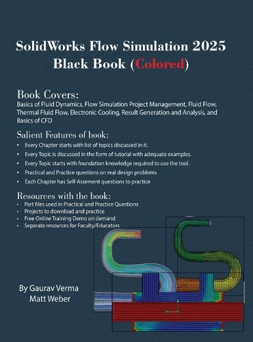 Cover image for SolidWorks Flow Simulation 2025 Black Book