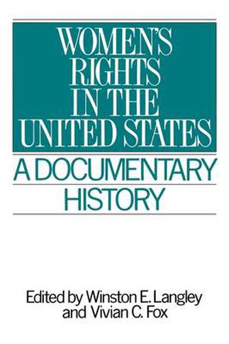 Cover image for Women's Rights in the United States: A Documentary History