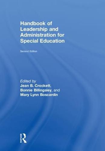 Cover image for Handbook of Leadership and Administration for Special Education