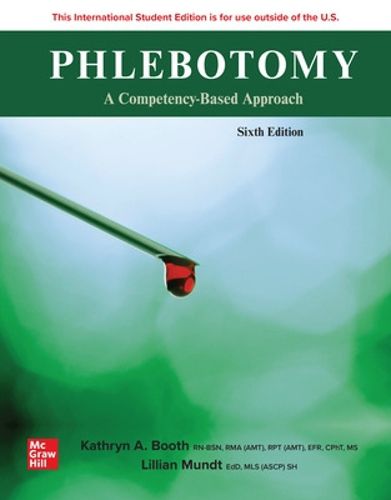 Cover image for Phlebotomy: A Competency Based Approach ISE