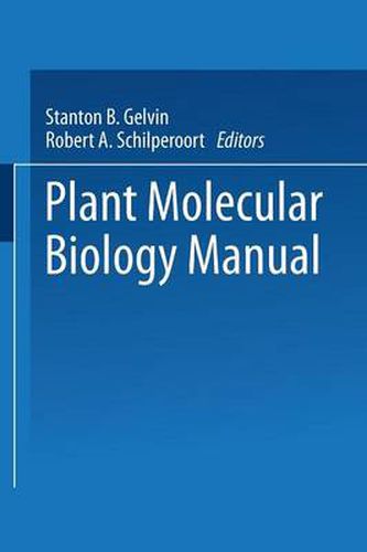 Cover image for Plant Molecular Biology Manual