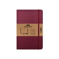 Cover image for Moustachine Classic Linen Hardcover Burgundy Blank Pocket