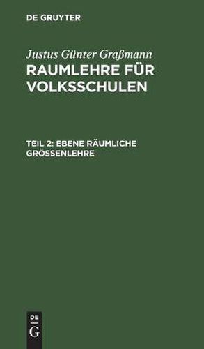 Cover image for Ebene Raumliche Groessenlehre