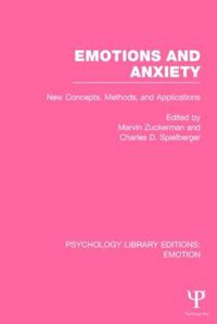 Cover image for Emotions and Anxiety: New Concepts, Methods, and Applications