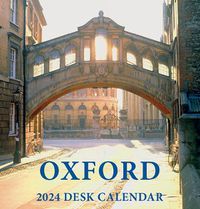 Cover image for Oxford Colleges Mini Desktop Calendar - 2024