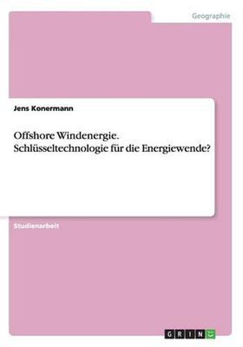 Cover image for Offshore Windenergie