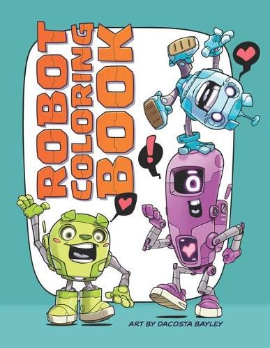 Cover image for Robot Coloring Book: Fun Coloring Activity for All Ages