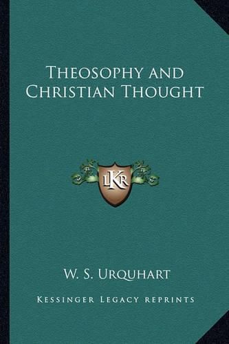 Cover image for Theosophy and Christian Thought