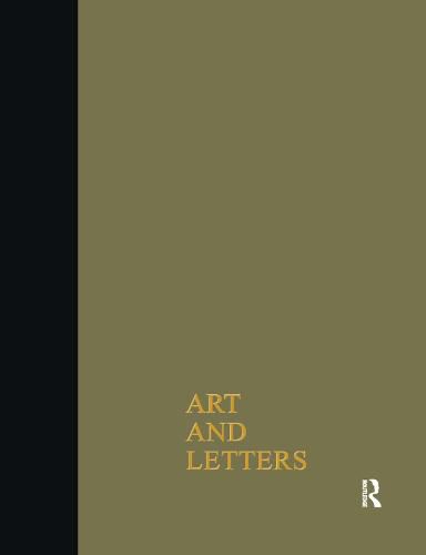 Cover image for Art & Letters July-Winter 1918: 2 Volumes