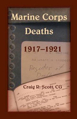 Cover image for Marine Corps Deaths, 1917-1921