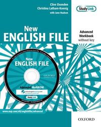 Cover image for New English File: Advanced: Workbook (without key) with MultiROM Pack: Six-level general English course for adults