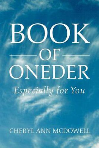 Cover image for Book of Oneder: Especially for You