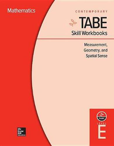 Cover image for Tabe Skill Workbooks Level E: Measurement, Geometry, and Spatial Sense (10 Copies)