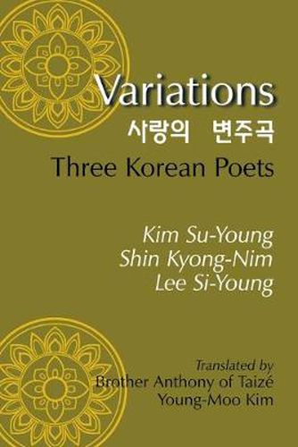 Cover image for Variations: Three Korean Poets