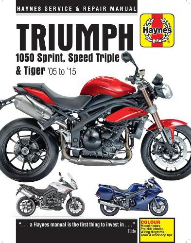 Cover image for Triumph 1050 Sprint, Speed Triple & Tiger (05 - 15)