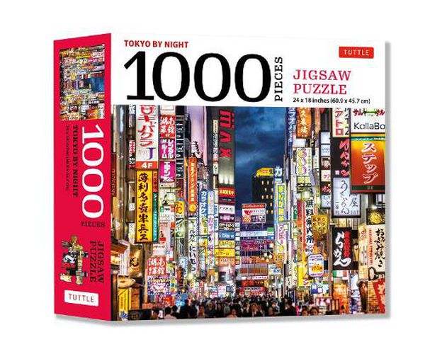 Cover image for Tokyo By Night Photo 1000 Piece Jigsaw Puzzle