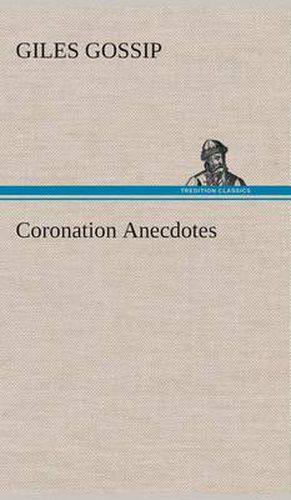 Cover image for Coronation Anecdotes