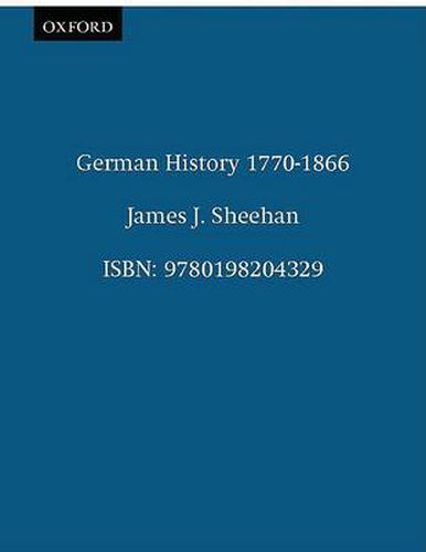 Cover image for German History 1770-1866