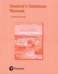 Cover image for Student's Solutions Manual for Intermediate Algebra with Applications & Visualization