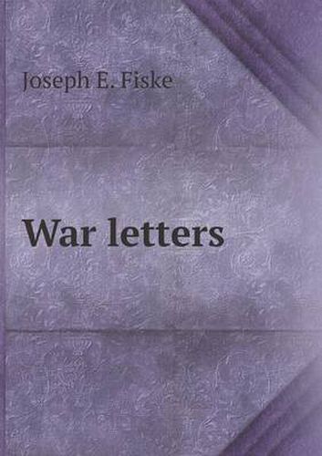 Cover image for War letters