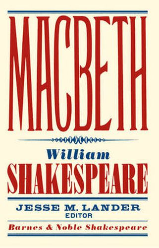 Cover image for Macbeth (Barnes & Noble Shakespeare)