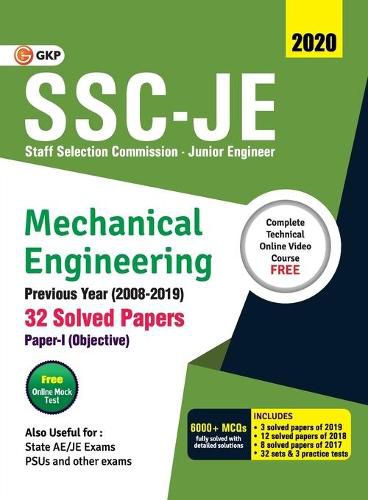 Ssc Je 2020 Mechanical Engineering Previous Years Solved Papers (2008-19)