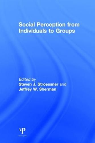 Cover image for Social Perception from Individuals to Groups