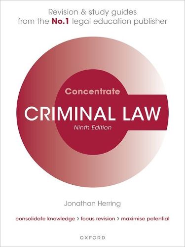 Cover image for Criminal Law Concentrate
