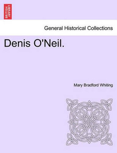 Cover image for Denis O'Neil.