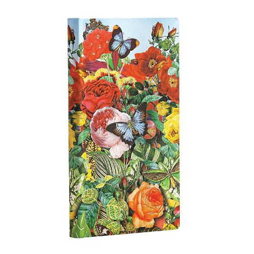 Cover image for Butterfly Garden Slim Lined Hardcover Journal