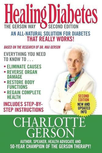 Cover image for Healing Diabetes: The Gerson Way (2nd Ed.)