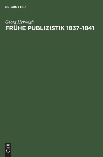 Cover image for Fruhe Publizistik 1837-1841