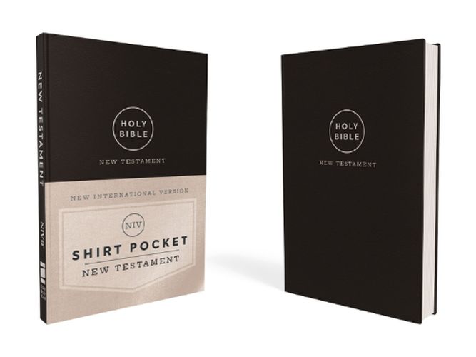 Cover image for NIV, Shirt Pocket New Testament, Leathersoft, Black, Comfort Print