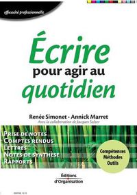 Cover image for Ecrire pour agir au quotidien