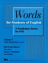 Cover image for Words for Students of English: A Vocabulary Series for ESL